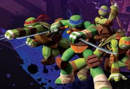 Nickelodeon Games Ninja Turtles Žaidimo veikėjai