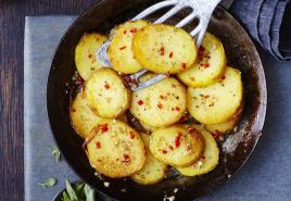 Prženi krompir Prednosti prženog krompira sa lukom