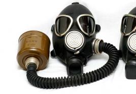 Plinske maske: vrste, naprava, uporaba in namen Vrste plinskih mask in njihovo načelo delovanja