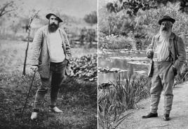 Claude Monet.  Biografija i slike.  Osoba: Claude Monet, biografija, kreativnost, životna priča Impresionistički umjetnik Claude Monet kratka biografija