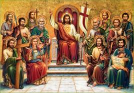 Gesichter von Heiligen auf Russisch.  Ikonen von Heiligen.  Gesichter der Heiligen in der Russisch-Orthodoxen Kirche